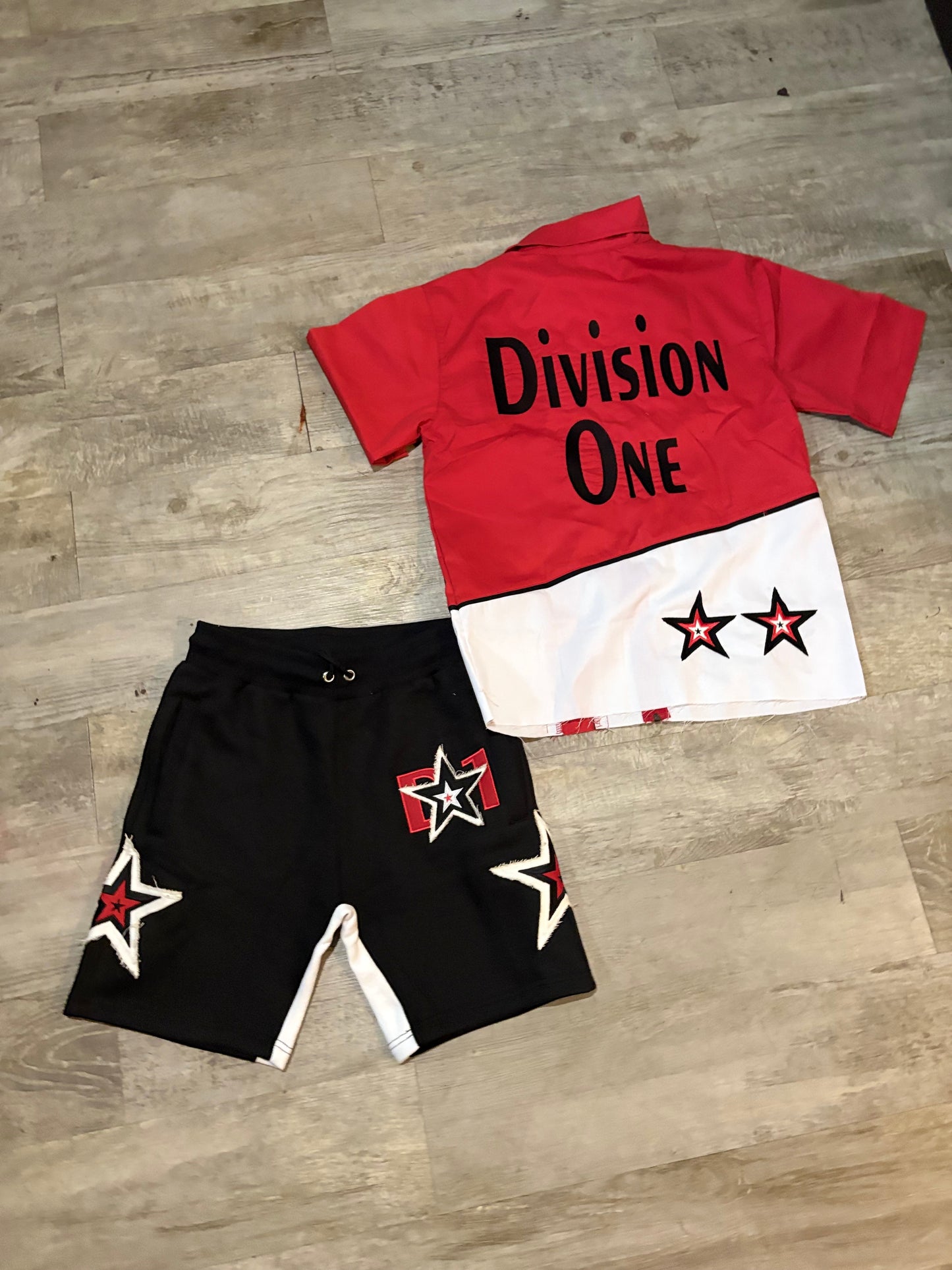 D1 fire 2tone short set