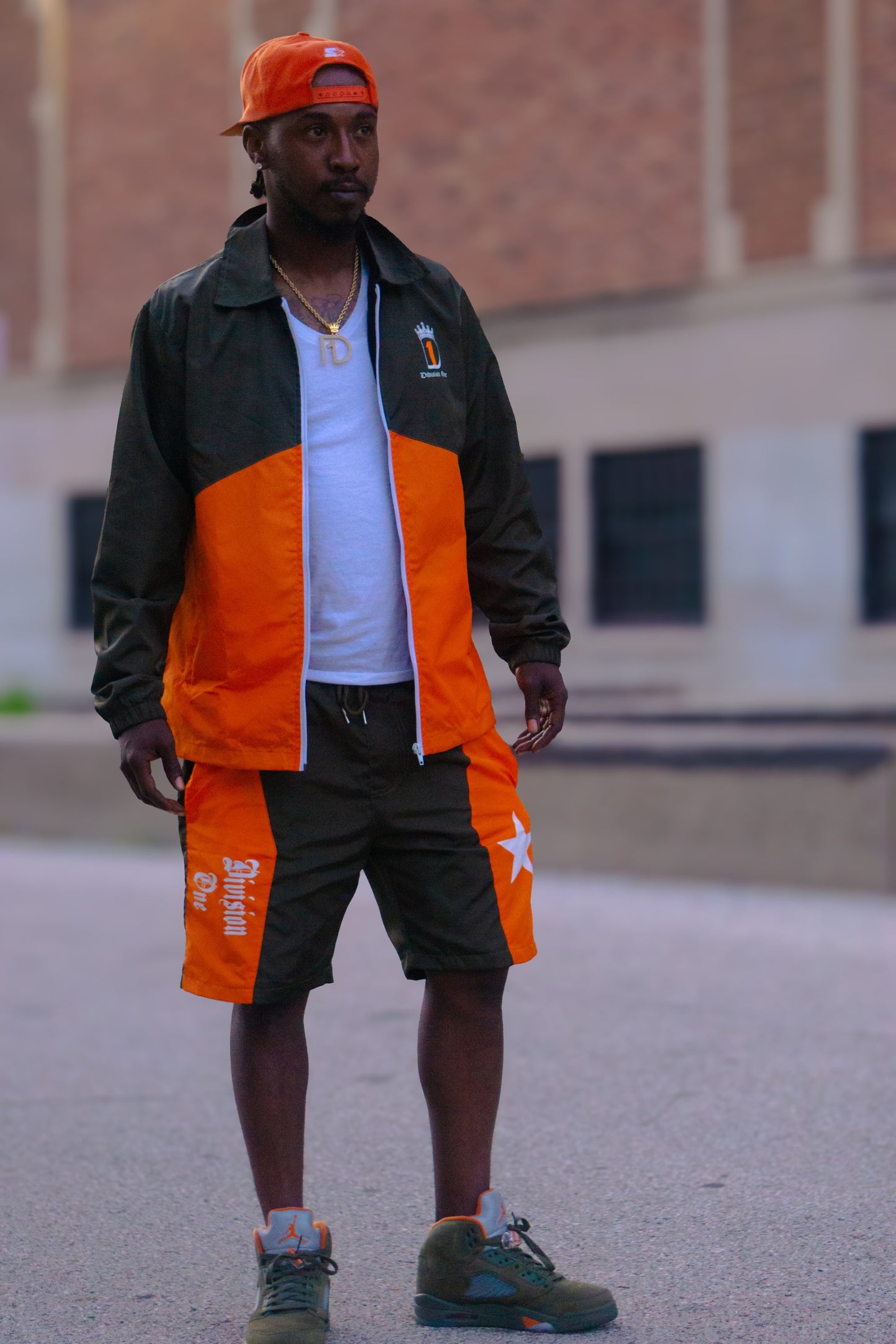 Two tone windbreaker Star set