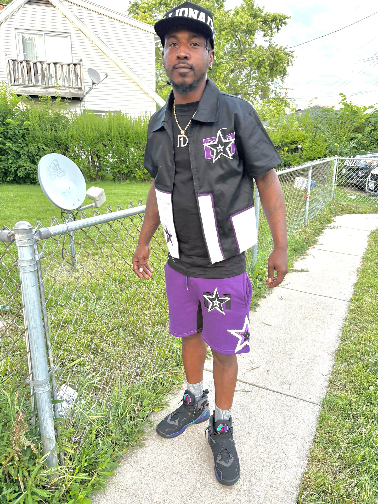 D1 shorts set