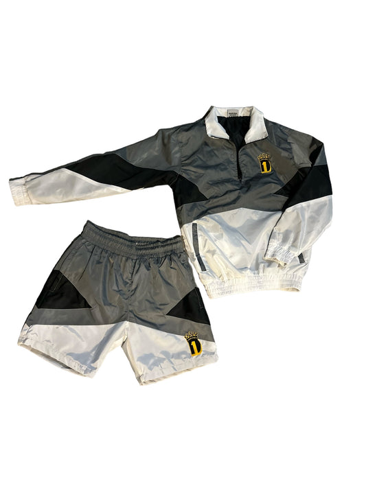 D1 windbreaker short set