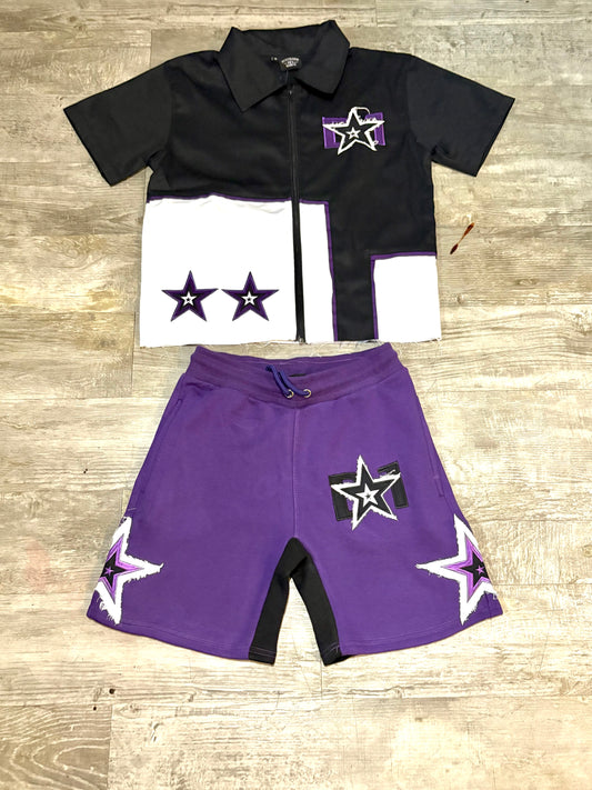 D1 shorts set