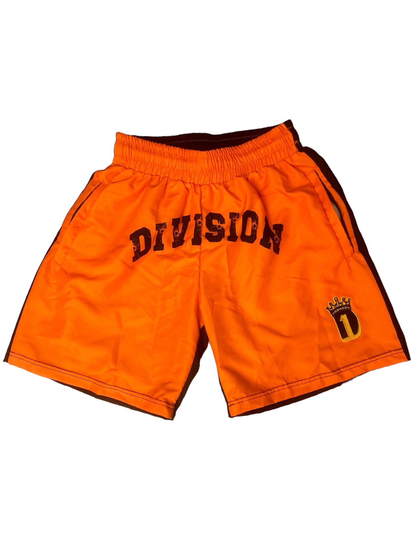 Orange Black two tone shorts